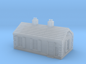 North European House 01 1/160 in Clear Ultra Fine Detail Plastic
