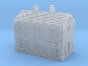 North European House 02 1/100 in Clear Ultra Fine Detail Plastic
