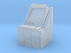 Computer terminal small / wargames objective in Clear Ultra Fine Detail Plastic