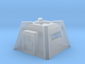 Small bunker in Clear Ultra Fine Detail Plastic