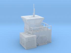 SciFi military outpost in Clear Ultra Fine Detail Plastic