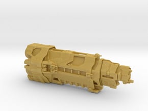 UNSC Pillar Of Autumn high detail 10cm in Tan Fine Detail Plastic