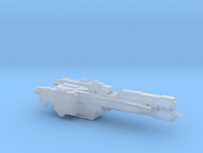 UNSC Charon Frigate in Clear Ultra Fine Detail Plastic