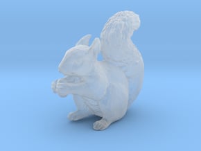Squirrel miniature 2 in high detail in Clear Ultra Fine Detail Plastic