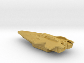 Elite Anaconda starship in Tan Fine Detail Plastic