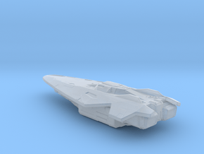 Elite Anaconda starship in Clear Ultra Fine Detail Plastic