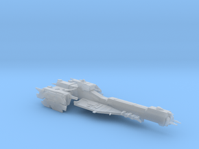 UNSC destroyer Newman class in Clear Ultra Fine Detail Plastic