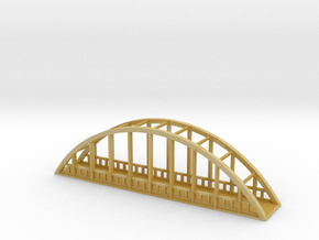 Metal Straight Bridge 1/120 in Tan Fine Detail Plastic
