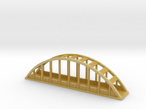 Metal Straight Bridge 1/350 in Tan Fine Detail Plastic