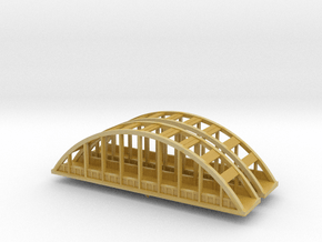 Metal Straight Bridge (x2) 1/500 in Tan Fine Detail Plastic