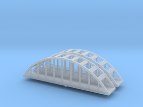 Metal Straight Bridge (x2) 1/700 in Tan Fine Detail Plastic