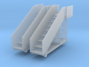 A320 Airstairs (x2) 1/220 in Clear Ultra Fine Detail Plastic