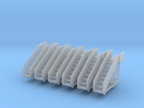 A320 Airstairs (x6) 1/400 in Clear Ultra Fine Detail Plastic
