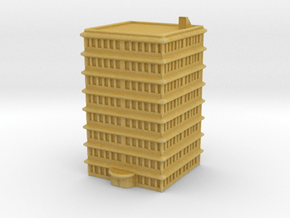 Residential Building 05 1/1000 in Tan Fine Detail Plastic