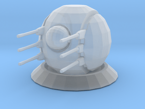 Spitter Turret in Clear Ultra Fine Detail Plastic