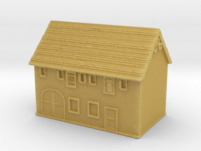 North European House 05 1/400 in Tan Fine Detail Plastic