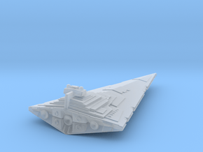 Imperial Allegiance battlecruiser/stardestoyer in Clear Ultra Fine Detail Plastic
