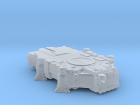UNSC HALO WARS naval base in Clear Ultra Fine Detail Plastic