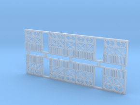 0-100-wcpr-end-balcony in Clear Ultra Fine Detail Plastic