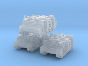 Rhino Transport Epic /3 models in Clear Ultra Fine Detail Plastic