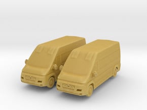 Fiat Ducato 3rd gen (x2) 1/220 in Tan Fine Detail Plastic