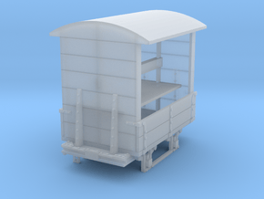 a-76-gr-turner-covered-wagon in Clear Ultra Fine Detail Plastic