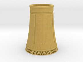 Nuclear Cooling Tower 1/1200 in Tan Fine Detail Plastic