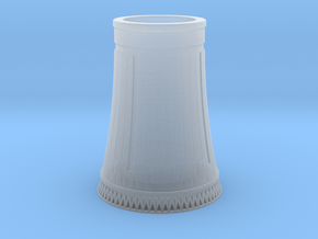 Nuclear Cooling Tower 1/1200 in Clear Ultra Fine Detail Plastic