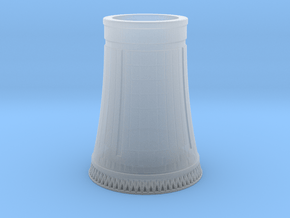 Nuclear Cooling Tower 1/1800 in Clear Ultra Fine Detail Plastic