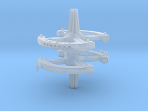 Imperial Prison / Space station in Clear Ultra Fine Detail Plastic