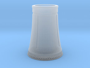 Nuclear Cooling Tower 1/2400 in Clear Ultra Fine Detail Plastic