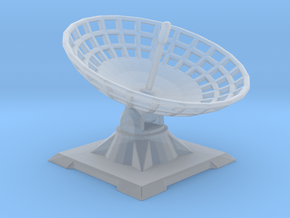 Satellite dish for wargames in Clear Ultra Fine Detail Plastic