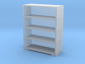 Bookshelf (9.3x7.5x3) 1/24 in Clear Ultra Fine Detail Plastic