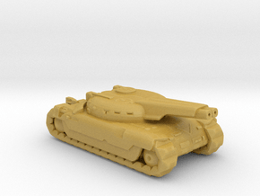 Dune 2 Siege Tank in high detail in Tan Fine Detail Plastic