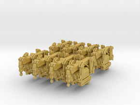 Crawler Crane (transport) (x8) 1/200 in Tan Fine Detail Plastic