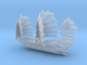 Junk ship /armed in Clear Ultra Fine Detail Plastic