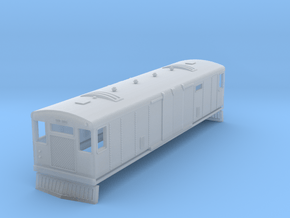 o-148fs-bermuda-railway-motor-van-100 in Clear Ultra Fine Detail Plastic