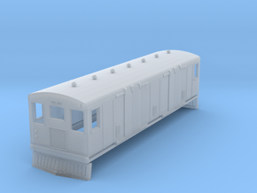 o-148fs-bermuda-railway-motor-van-30 in Clear Ultra Fine Detail Plastic