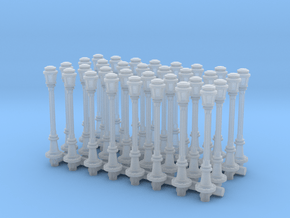 City Lamp Post (x32) 1/285 in Clear Ultra Fine Detail Plastic