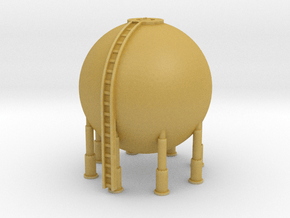LNG Spherical Tank 1/144 in Tan Fine Detail Plastic