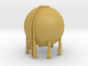 LNG Spherical Tank 1/160 in Tan Fine Detail Plastic