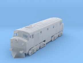 b-100-ceylon-m1-diesel-loco1 in Clear Ultra Fine Detail Plastic