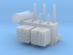 Substation Transformer 1/144 in Clear Ultra Fine Detail Plastic