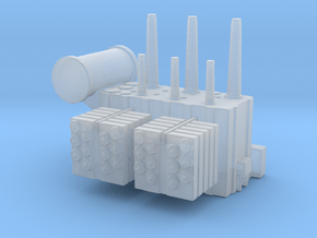 Substation Transformer 1/350 in Clear Ultra Fine Detail Plastic