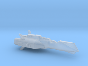 Macross Banshee destroyer in Clear Ultra Fine Detail Plastic