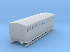 0-64-mgwr-6w-3rd-class-coach in Clear Ultra Fine Detail Plastic