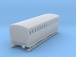 0-152fs-mgwr-6w-3rd-class-coach in Clear Ultra Fine Detail Plastic
