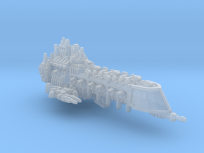 BFG Imperial Apocalypse Battleship  fleet scale in Clear Ultra Fine Detail Plastic