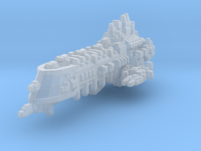 BFG Imperial Oberon Battleship fleet scale in Clear Ultra Fine Detail Plastic