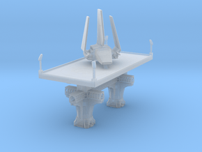 Imperial Landing platfom with shuttle in Clear Ultra Fine Detail Plastic